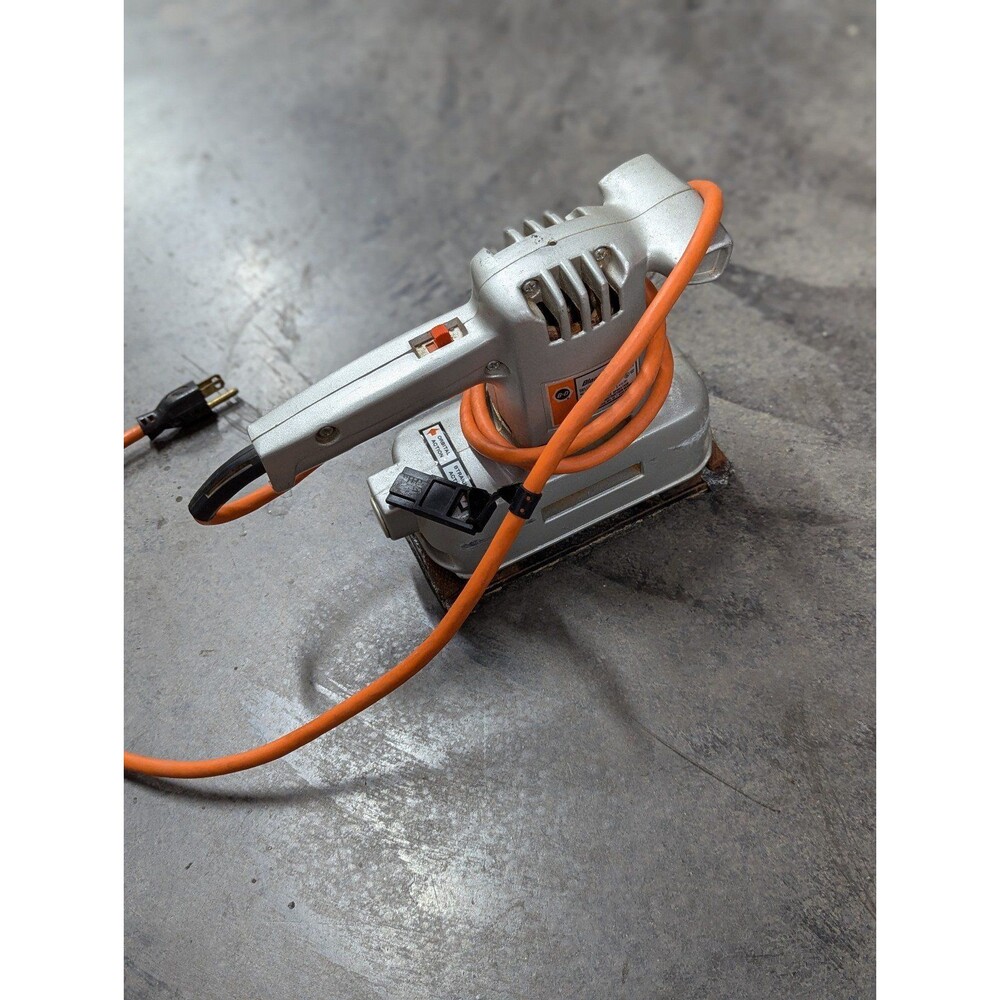 Black & Decker Deluxe Dual Action Sander #7420 Vintage AS IS Not Tested